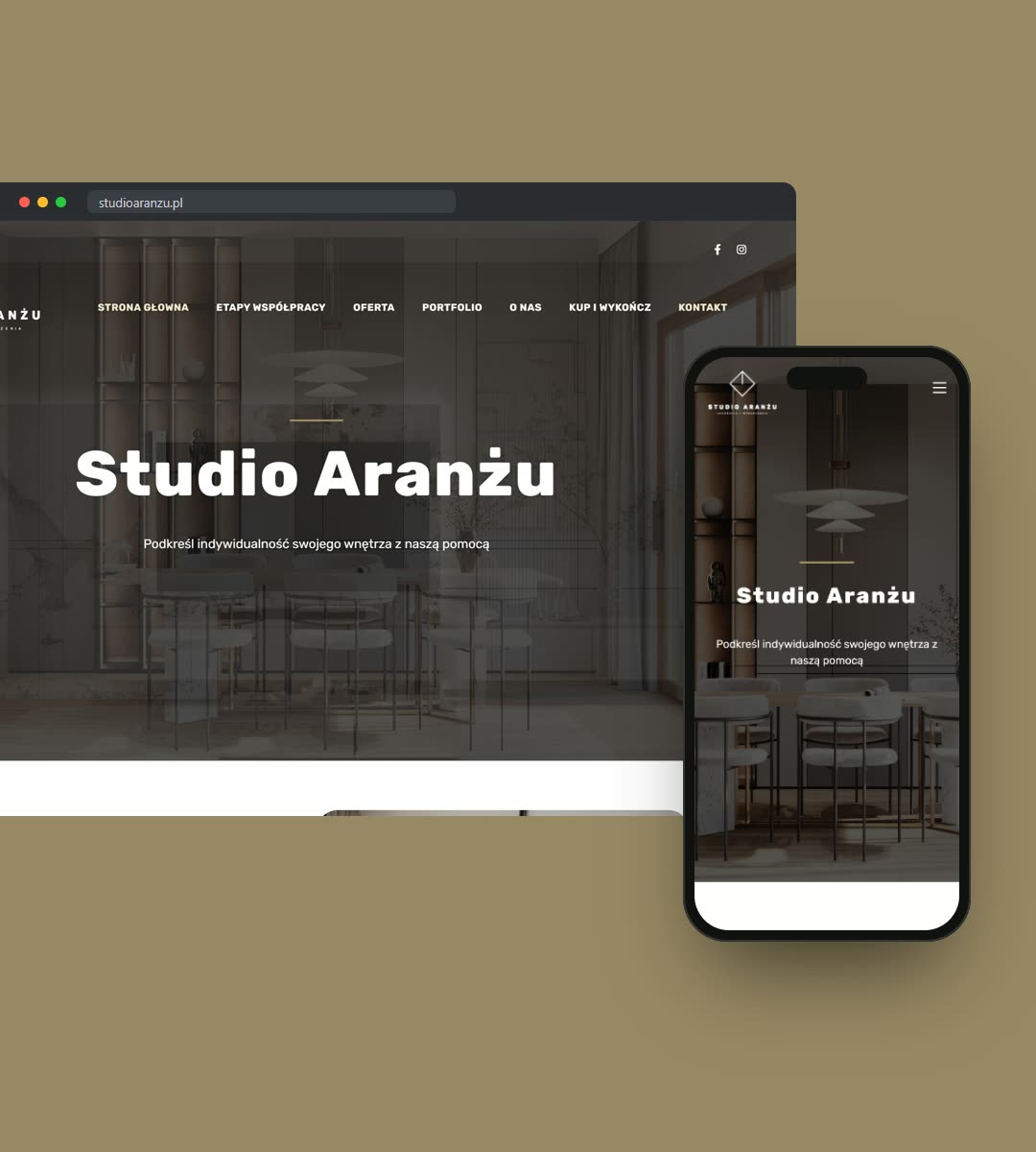 Studio Aranżu — Identyfikacja, Strony www, Digital | Mateusz Jedynak