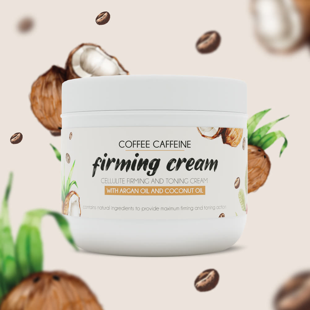 Coffee Caffeine Firming Cream — Wizualizacje 3D — grafika 2
