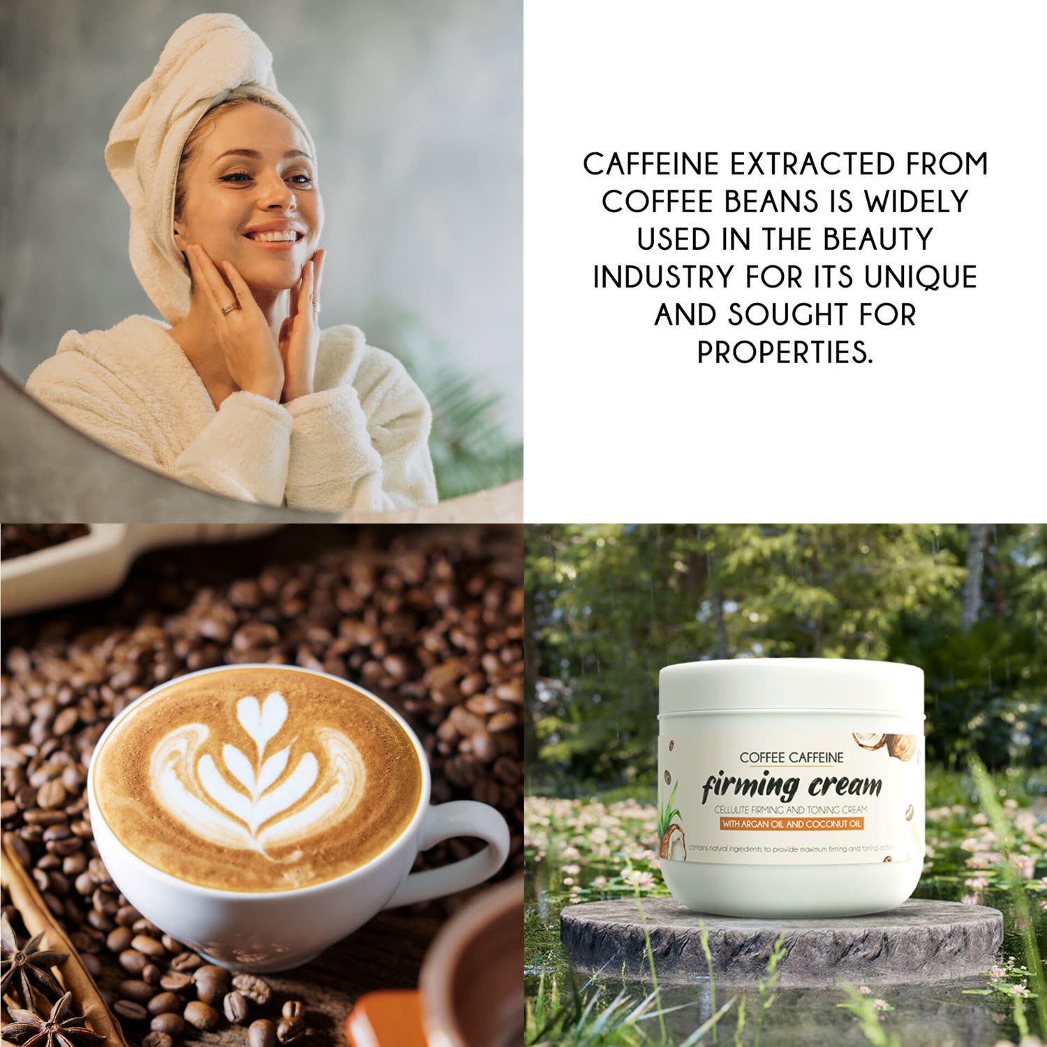 Coffee Caffeine Firming Cream — Wizualizacje 3D — grafika 3