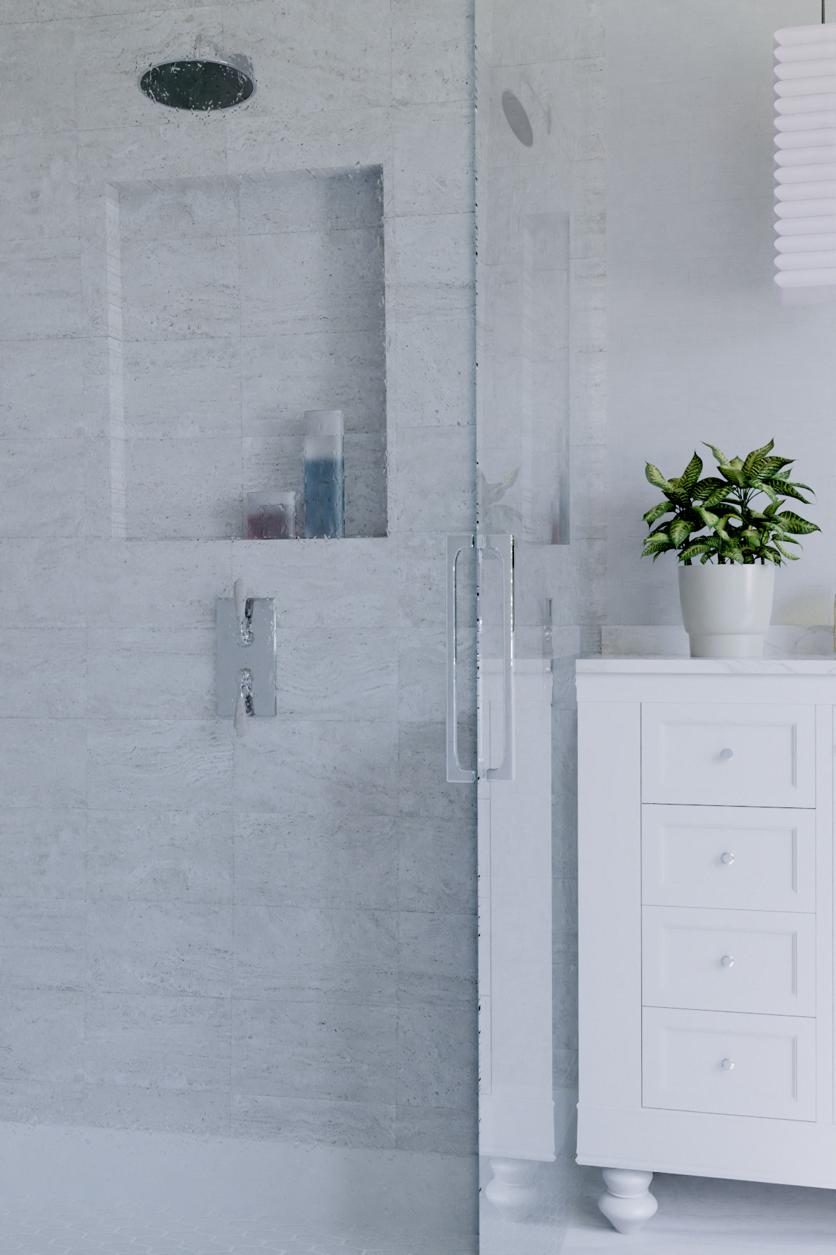 interior bathroom 3d blender